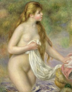 Bader met lang haar, c.1895